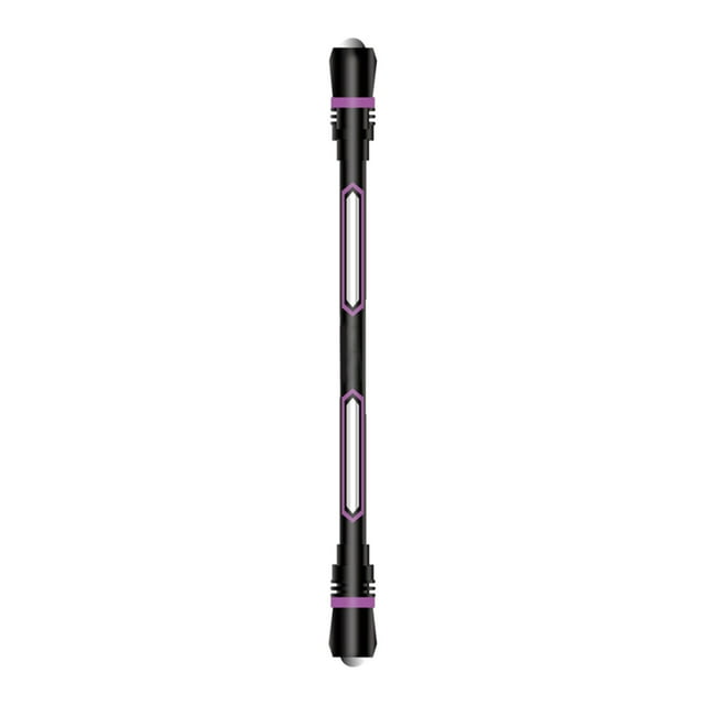 Colorful Rotating Ball Pen Purple Fidget Spinner Design Stress Relief Student Toy Writing Rotating Pen Novelty Ballpoint Pen For Spin Fun Write S-979 Purple