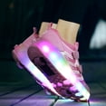 thumbnail image 6 of Kids LED Roller Skate Shoes with Wheel Light up Roller Shoes Kids Skates Sneakers Gift for Girls Boys Children, 6 of 15