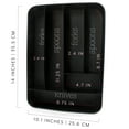 thumbnail image 6 of AuldHome Design Farmhouse Enamelware Silverware Organizer (Black), Divided Cutlery Utensil Drawer Organizer, 6 of 8