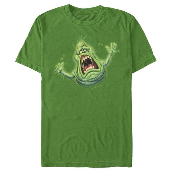 Men's Ghostbusters Cartoon Slimer Graphic Tee Kelly Green 3X Large