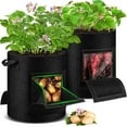 thumbnail image 1 of Bgsha Potato Grow Bags with 2 Visible Window Non-Woven Plant Pots with Sturdy Handle, 1 of 10