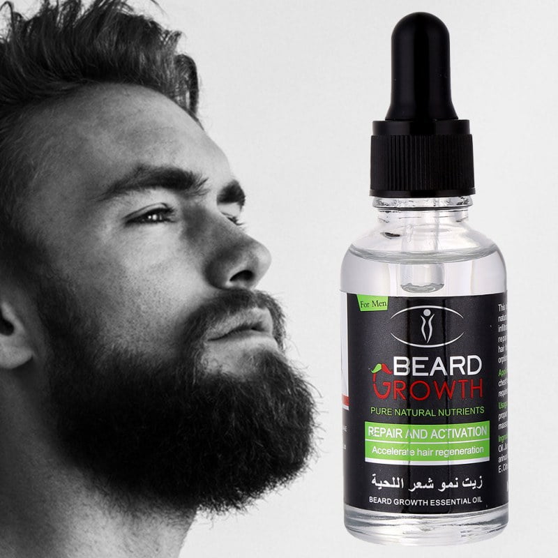 Beard Grow Liquid Facial Hair Supplement Mens Hair Growth
