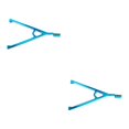 thumbnail image 1 of maskred Rear Trigon Support Bar For AXIAL SCX10 Convenient Rear Trigon Support Bar For AXIAL SCX10 Aluminum Alloy Long-Lasting blue 2Set, 1 of 6