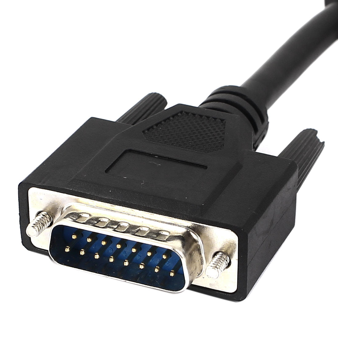 Male to Female 15-Pin Gold Plated Connecter Straight Through Cord Jienk 10ft DB15 RS232 15 Pin Serial Extension Cable 