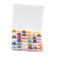thumbnail image 1 of yuksok Prewound Bobbin Thread Wound Bobbins Set Portable Thread Organizer Practical 36 Color Thread, 1 of 9