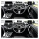 thumbnail image 3 of 2uds Coche Interior Puerta Tablero Adorno Tira Adorno Ranura Relleno Tono plateado 3 metros, 3 of 7
