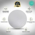 thumbnail image 3 of OCreme Cake Board, White Round Cake Circles with Gorgeous Design, Sturdy & Durable 1/2 Thick Cake Drums, Round Cake Boards with 8 Diameter, Pack of 5 Disposable Cake Drums, 3 of 6