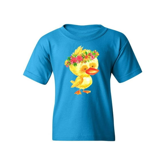 Duck With A Wreath T-Shirt Juniors -Image by Shutterstock, x-Large