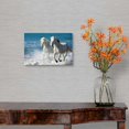 Great Big Canvas "Camargue Horses running on the beach, South of France