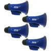 (Lot of 4) Compact And Portable Megaphone Speaker with Siren Alarm Mode, Battery Operated