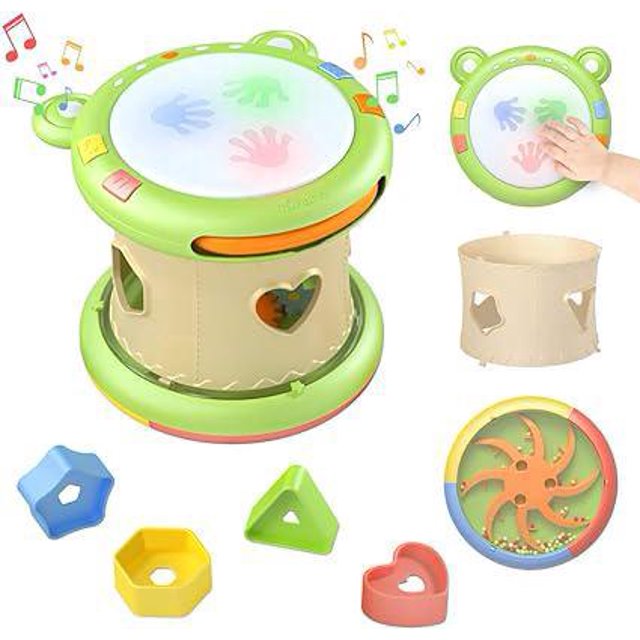Baby Musical Toys, Musical Drum Interactive Toys, Children'S Play Activity Center, Sensitive Musical Toys, Early Education Toys, Children'S Musical Instrument Gifts