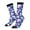 2 Black-1, variant on flower Skull starry sky Crew Socks for Men & Women, Breathable Casual Athletic Ankle Socks