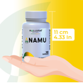 Organic Anamu 100 Capsules – Emotional Wellbeing, Mind Body Balance, Petiveria Alliacea 450 mg, Herbal Supplement for Vitality, Energy, Cellular & Immune Support – Hallusa Natural