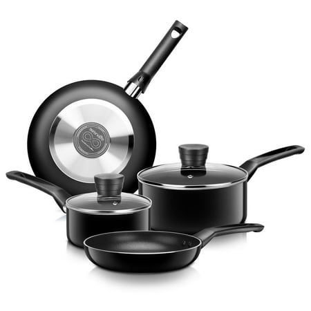 

Anjet Kitchenware Pots & Pans Basic Kitchen Cookware Black Non-Stick Coating Inside One Size