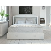 Hamilton Murphy Bed Chest Queen White with Charging Station