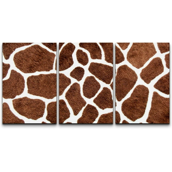 wall26 Canvas Print Wall Art Brown & White Giraffe Skin Pattern Animals Wildlife Photography Modern Rustic Scenic Relax/Calm Multicolor Colorful for Living Room, Bedroom, Office - 16"x24&quo