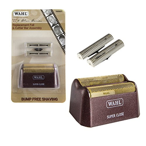 Wahl Professional Five Star Series #7031-100 Replacement Foil and Cutter Bar Assembly ? Red & Gold ? Super Close