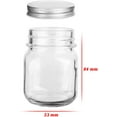 Premium 4 oz Glass Jars with Silver Lids Set of 24 Perfect for