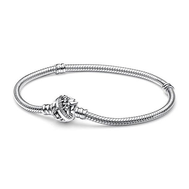 Tinker Bell Mickey Centennial Legend The Avengers Snake Bone Bracelet (Plata S925) + Bolsa De Terciopelo Gao Jiahui unisex