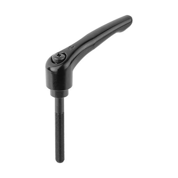 Kipp Adjustable Handle,M10,Zinc K0122.4101X80