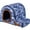 Blue, variant on YIEMEEN Pet Tent Soft Bed for Small Dogs & Cat Hideaway Condo Cave House Soft Bed