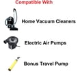 thumbnail image 2 of Bolsas de almacenamiento para ahorrar espacio al vacío Laklulu Jumbo. [BONIFICACIÓN] Bomba manual de vacío para viajes gratis. Tamaño gigante, excelente para almacenamiento a largo plazo o para, 2 of 6