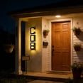 thumbnail image 6 of 9 Inch Solar Lighted House Numbers for Outside, Light Up Waterproof LED Address Numbers Signs for Houses, Large Personalized Illuminated Exterior Modern House Numbers Light (A-D,0-9), 6 of 9