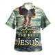 thumbnail image 2 of Jesús me ama Dios Viernes Santo Domingo de Ramos Camisas hawaianas Camisas de moda para hombres y mujeres Camisas de playa geniales Camisas florales de verano Ropa, 2 of 5