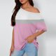 thumbnail image 5 of Tops de Manga Corta para las Mujeres Cuello Inclinado de Ajuste Suelto Casual Blusa Deportiva para el Hogar, Top de Poliéster Relajado para Primavera Verano Diario Y Entretenimiento, 5 of 6