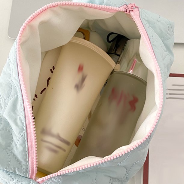 Bolso De Cosméticos Bolsa Bonito de belleza, organizador de gran capacidad, de mano sencillos para vacaciones de fin de semana Likrtyny Para Estrenar