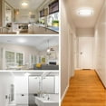 thumbnail image 2 of ENERGETIC 12" LED Ceiling Light, Dimmable Modern Flush Mount, Brushed Nickel, Selectable Color and Watts, 2 of 6