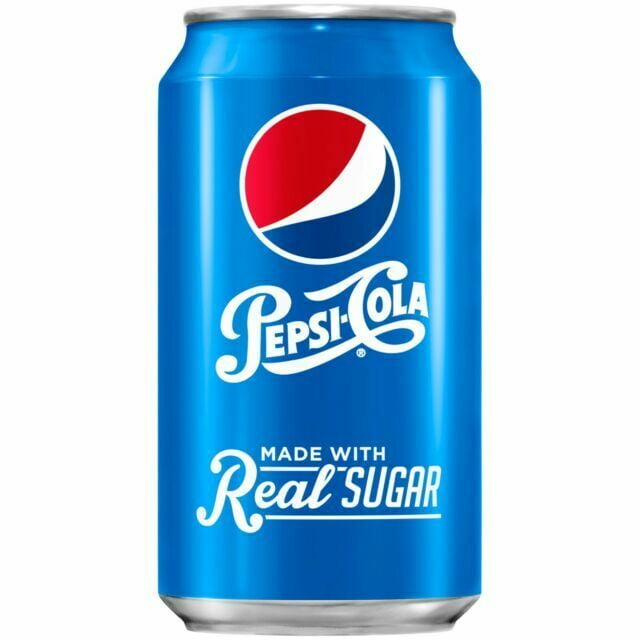 Pepsi Real Sugar Soda cans, 12oz Pack of 20 (Total of 240 FL OZ)