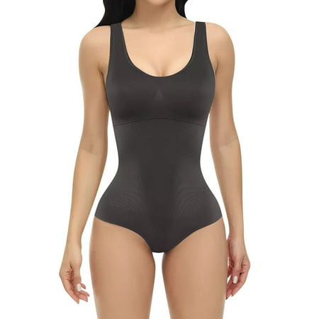 

fvwitlyh Shapewear for Women Tummy Control Women Undershirt Tops Women s Jumpsuit Sleeveless Crewneck Tank Topsuit Bodysuit Camisoles for Women plus