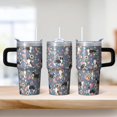 thumbnail image 2 of 20OZ Cute Dog Outdoor Tumbler with Handle Insulated Stainless Steel Cup Thoughtful Dog Lover Gifts Unique Birthday Christmas Presents for Women Men Lightweight and Portable, 2 of 6