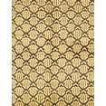 thumbnail image 1 of Ahgly Company Machine Washable Indoor Rectangle Abstract Mustard Yellow Area Rugs, 2' x 3', 1 of 7