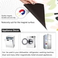 thumbnail image 4 of Yayeee Magnetic Dishwasher Cover for The Front Decoration Home Kitchen Machine Sticker Protector, White Flower, 4 of 6