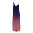 thumbnail image 3 of KaLI_store Plus Size Maxi Dress for Women Women's Summer Dress Mini Dress Solid Loose Short Flowy Dress Purple,S, 3 of 3