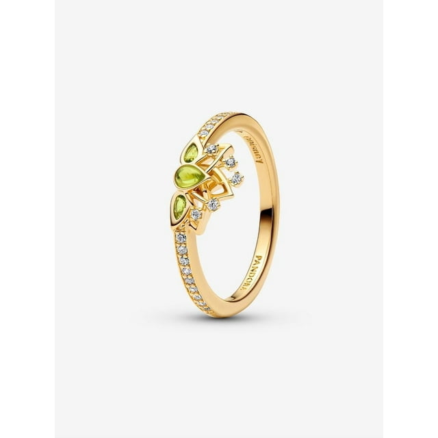 Pandora Anillo Tiara Disney Princess Tiana Chapado en Oro de 14k (9)