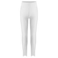 thumbnail image 3 of Hansber Kids Girls Skating Pants Figure Ice Skating Tights Skate Gymnastic Dance Performance Leggings White 16, 3 of 7