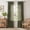 Olive Green-new, variant on Uledge Natural Linen Semi Sheer Curtains, Breathable Natural Privacy 54" for Kitchen Small Window, 2 Panels