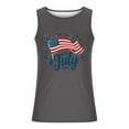 thumbnail image 3 of Xysaqa Shirts for Men Mens White Tee Shirts 4Th Of July Shirts for Mens Big & Tall Muscle Tank Top Sleeveless Shirts Funny Graphic Tees Gym Workout American Flag T-Shirt for Men M-6Xl Work Shirts for, 3 of 3