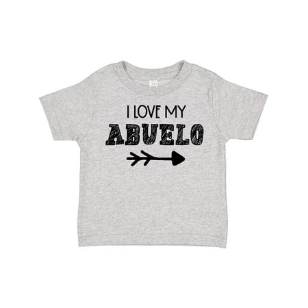 

Inktastic I Love My Abuelo with Arrow Gift Toddler Boy or Toddler Girl T-Shirt