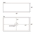 thumbnail image 2 of Barclay FSCSB3084-SAC 30"; Embossed Single Bowl Farmer Sink, 2 of 2