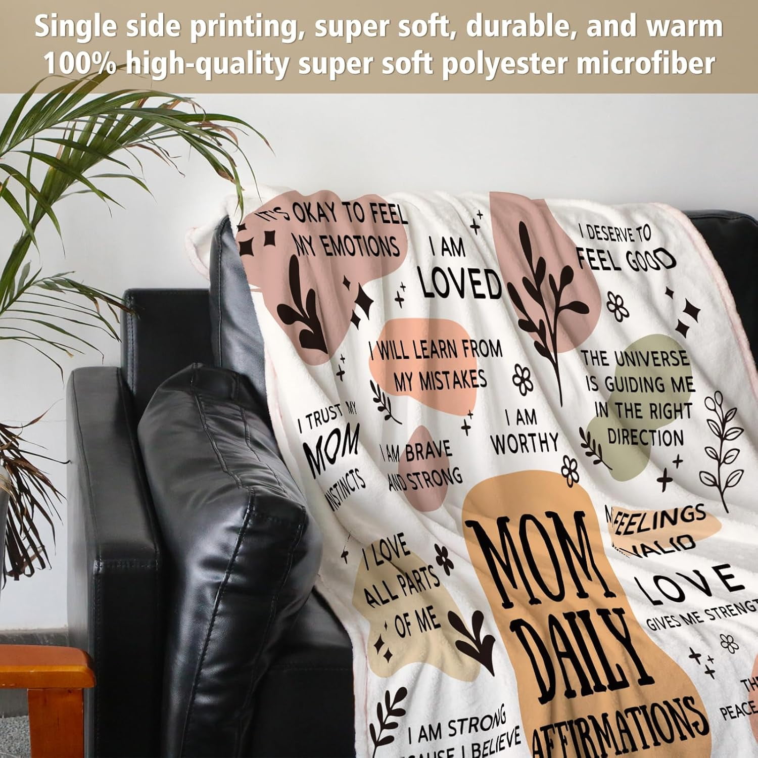 New Mom Gifts for Women Blanket, Postpartum Gender Reveal Mothers Day Birthday Gifts for Girl, Boy Mom