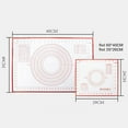 thumbnail image 4 of TidBay Silicone Non-stick Rolling Dough Mat Baking Pad Bakeware Kitchen Gadgets, 4 of 4