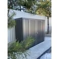 thumbnail image 5 of Equipment Locker 230 - 7.5' x 2.7' x 6' - Dark Gray with Lockable Handle, 5 of 12