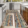 thumbnail image 6 of Kitchen Rugs Sets of 3 Non Slip Washable Kitchen Mats for Floor, Waterproof Kitchen Runner Rug, Floor Mat Carpet for Entryway, Laundry, Sink, Hallway, Bathroom, 6 of 12