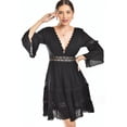 thumbnail image 5 of Vestido Boho con encaje Roman Fashion /Juvenil, 2136 (Negro) negro CH, 5 of 5