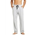 thumbnail image 4 of BALEAF Men's Cotton Yoga Sweatpants Open Bottom Joggers Straight Leg Running Casual Loose Fit Athletic Pants With Pockets Light Gray S, 4 of 7