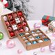 thumbnail image 4 of Bolas de Navidad CHAO 42 piezas decoraciones para árboles de Navidad mate y brillantes, 4 of 5
